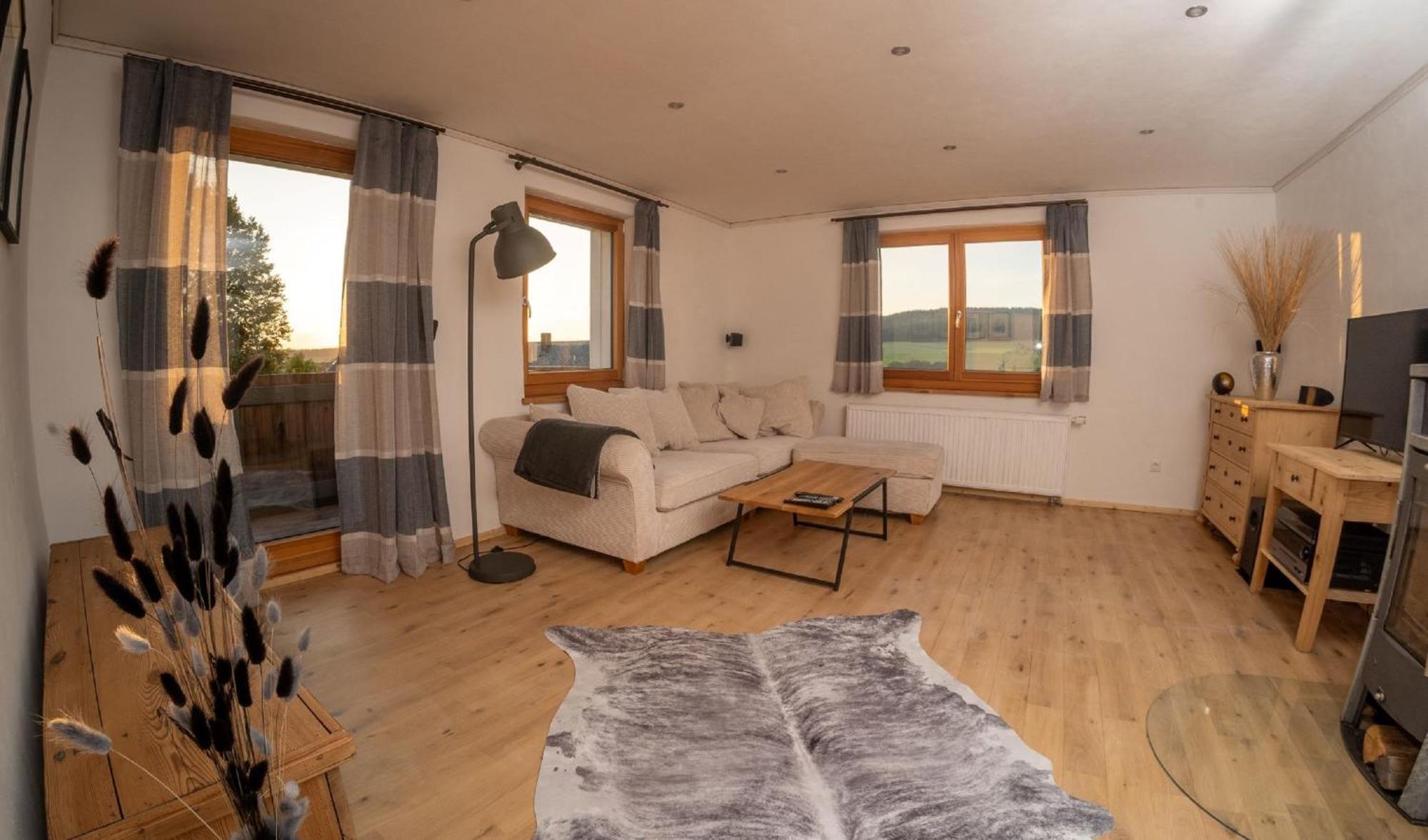 Panoramaapartment Am Ochsenkopf Бишофсгрюн Экстерьер фото